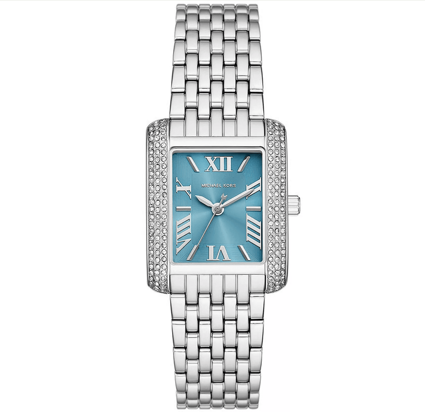 Montre Michael Kors Emery MK4829 pour femme argent bleu