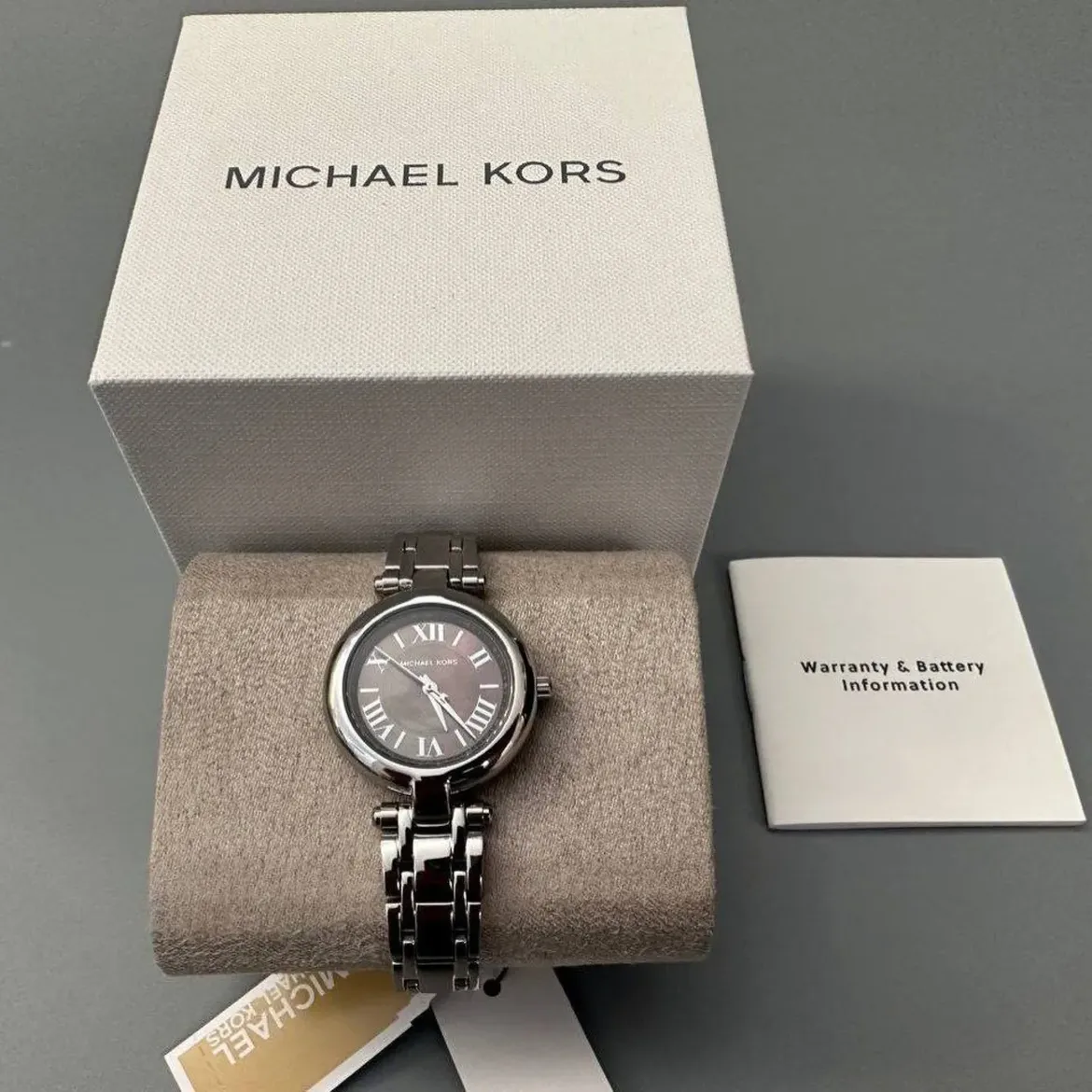 Montre Michael Kors MK4894 Laney – Montre femme argentée cadran gris - الصورة 2