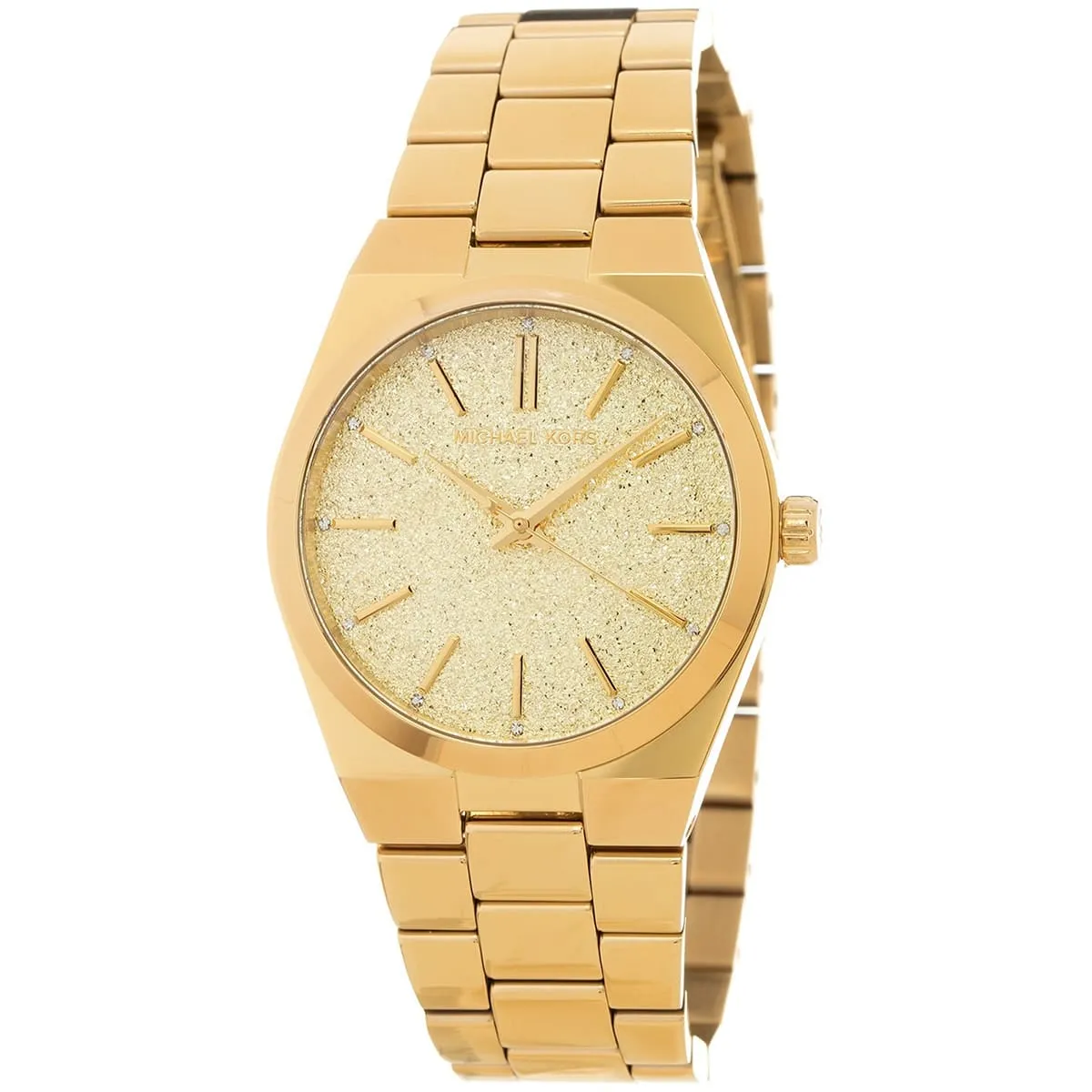 Montre femme Michael Kors MK6623 Channing en acier inoxydable doré avec cadran scintillant – Image 6