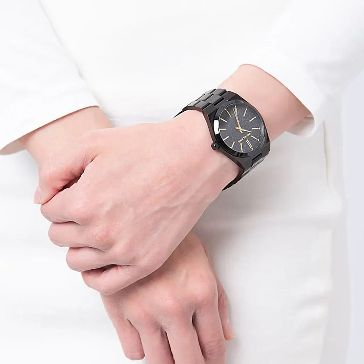 Montre Femme Michael Kors MK6625 Channing Acier Noir Cadran Pailleté – Image 6