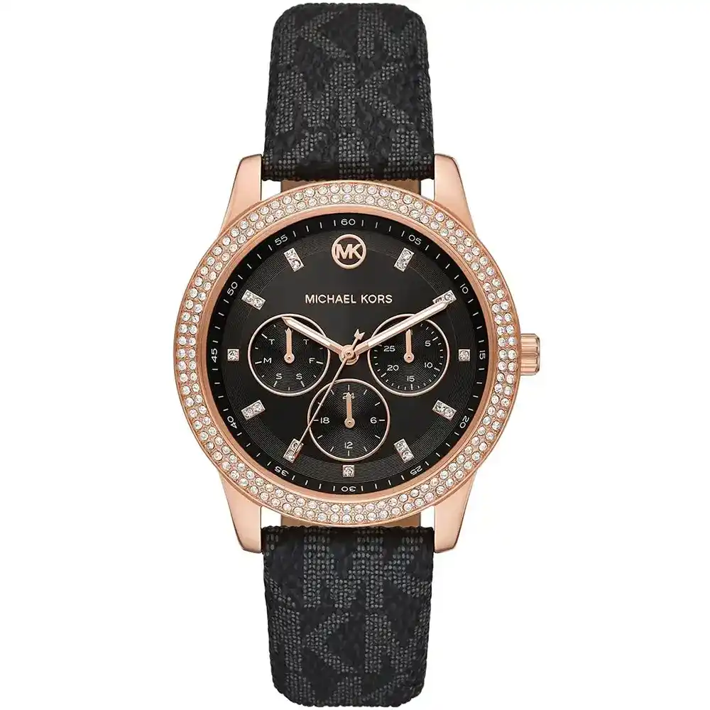 Montre Michael Kors Tibby MK6968 Montre Femme Cadran Noir Cristaux
