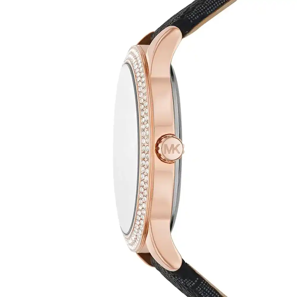 Montre Michael Kors Tibby MK6968 Montre Femme Cadran Noir Cristaux – Image 2