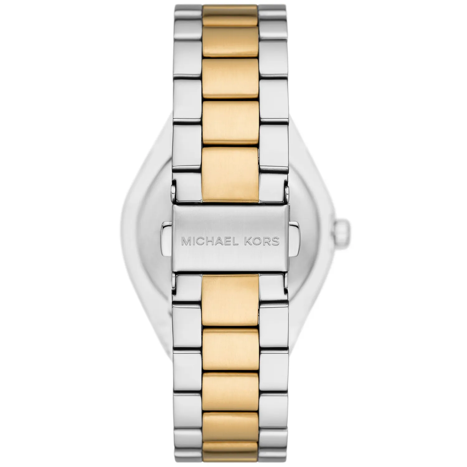 Montre Femme Michael Kors Lennox MK7464 Bicolore 37mm, Cadran Blanc et Chiffres Romains - الصورة 4