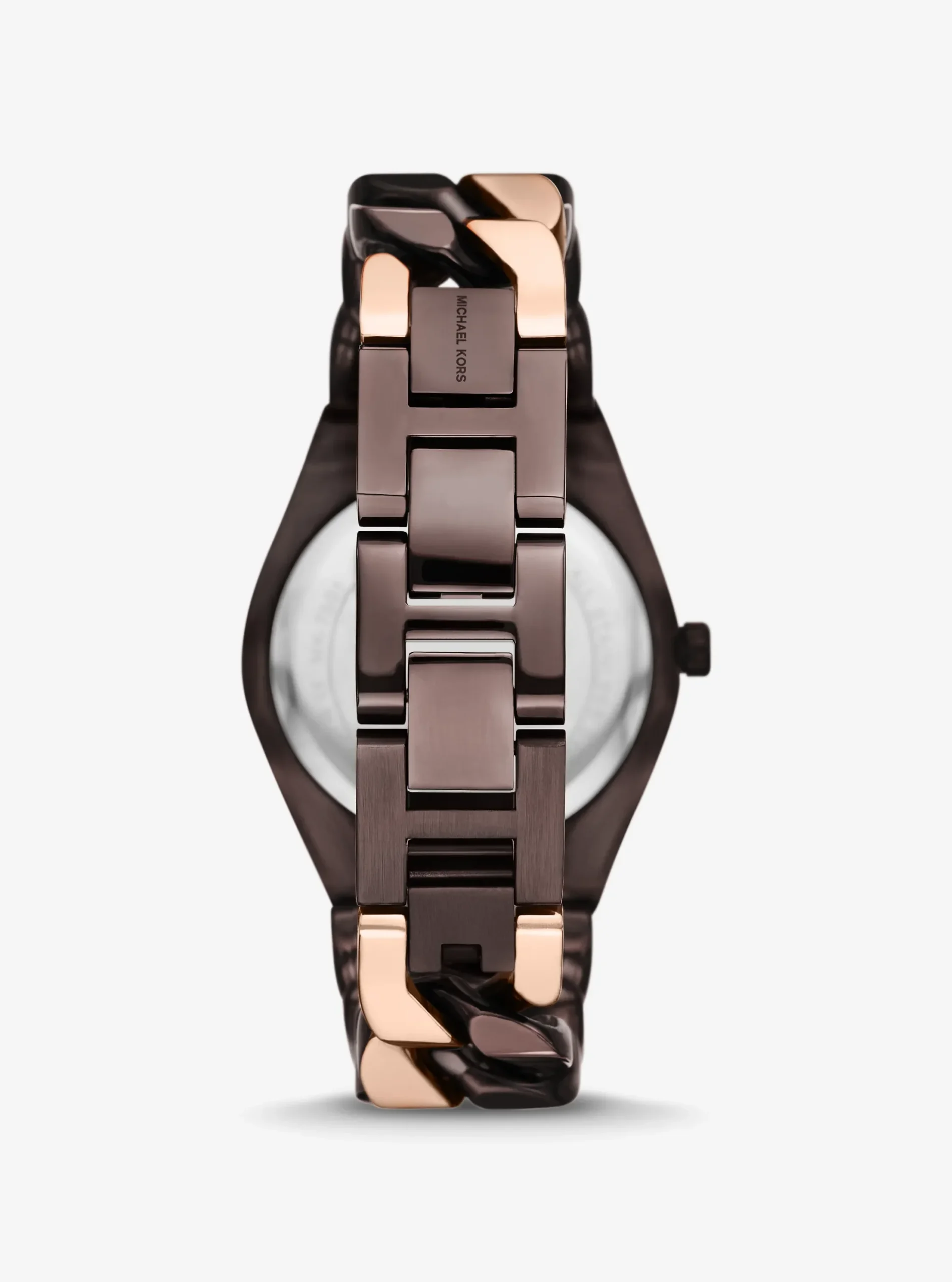 Montre Michael Kors Lennox MK7501 Montre Femme Chocolat et Rose Gold - الصورة 2