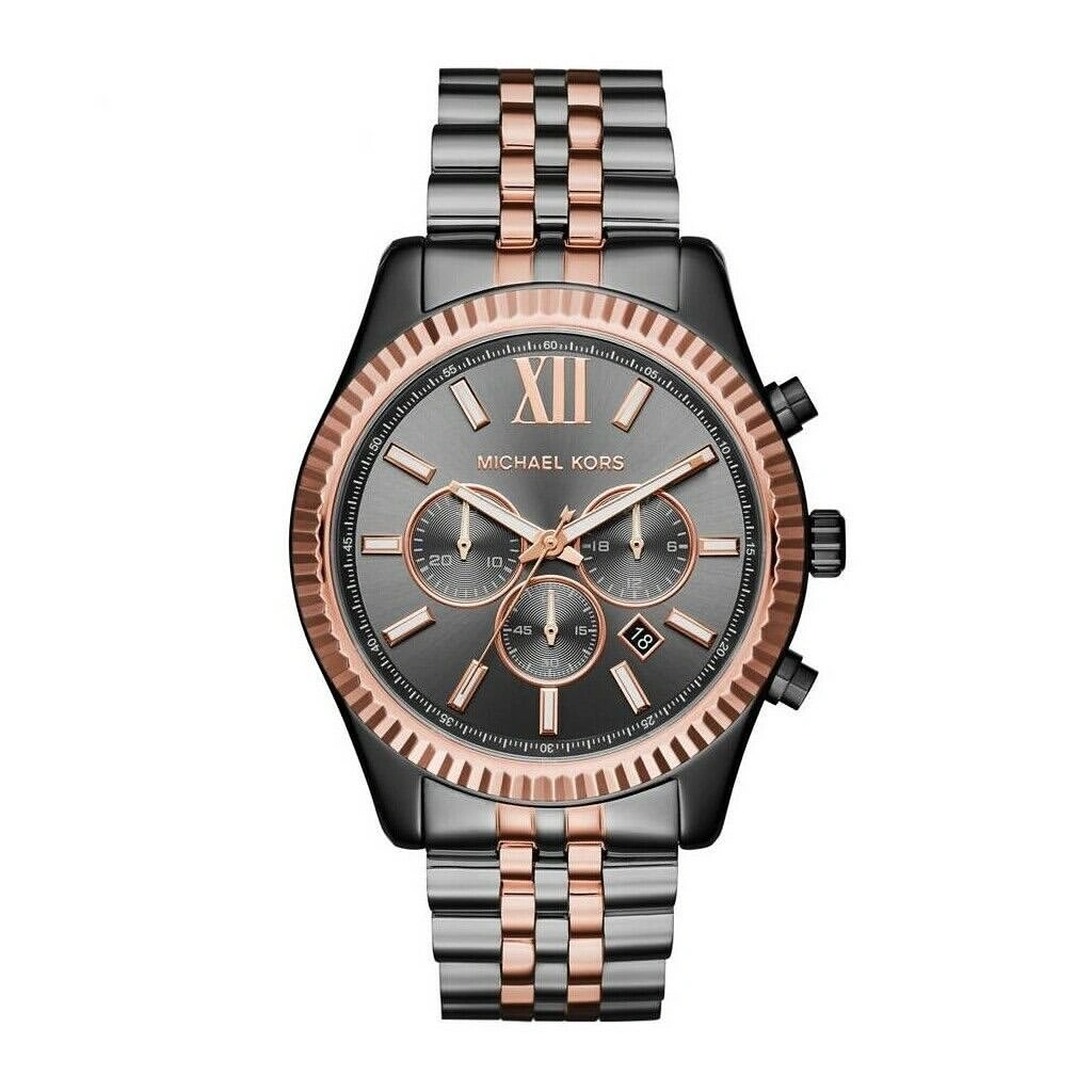 Montre Michael Kors Lexington MK8561 Montre Homme Chronographe Bicolore