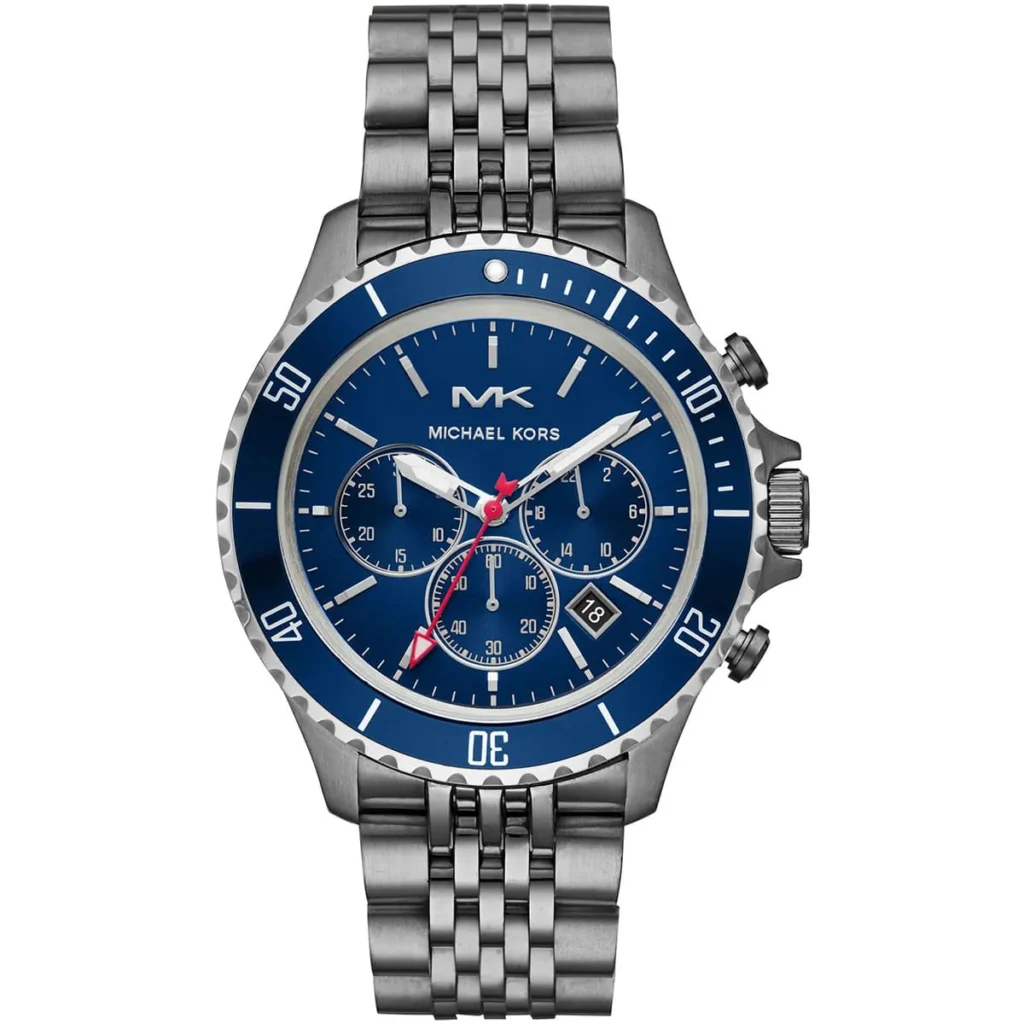 Montre Michael Kors Bayville MK8727 Montre Homme Chronographe Bleu