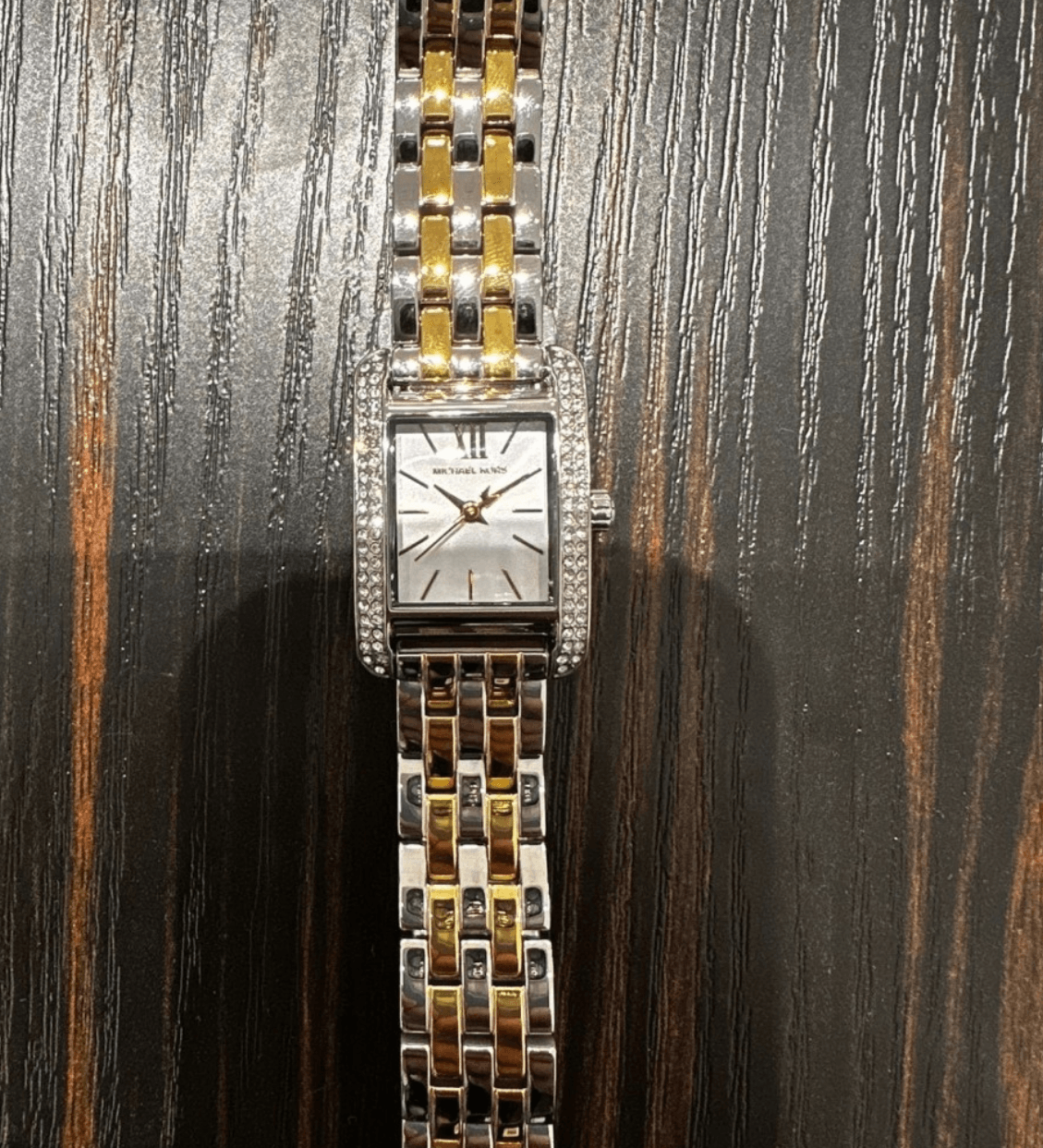 Montre femme Michael Kors Monroe Miniature MKO1146 tri-ton avec pavé et boîtier 20 mm - الصورة 4