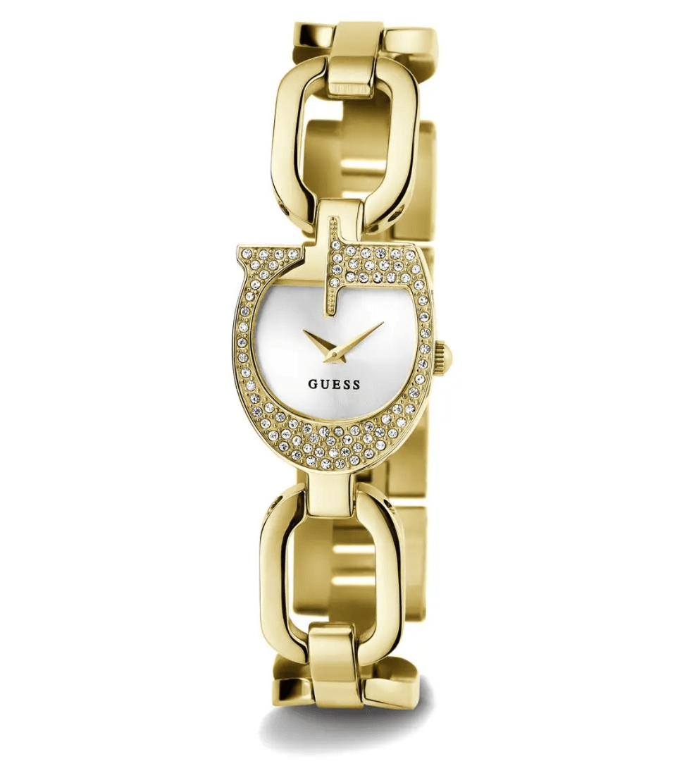 Montre Femme Guess GW0683L2 : L'Éclat Doré du Boîtier en "G" - الصورة 4