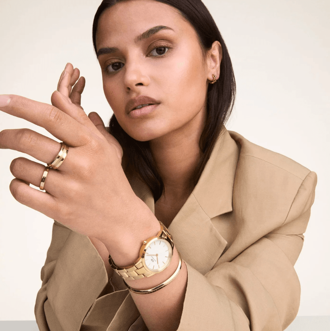 Montre Daniel Wellington Iconic Link 28mm Or – Bracelet Maillons Femme – Image 6