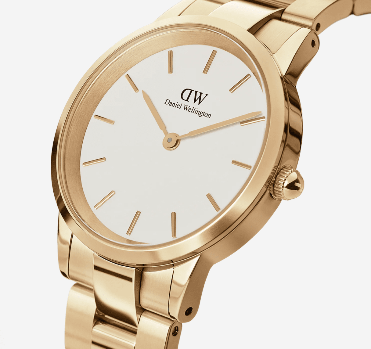 Montre Daniel Wellington Iconic Link 28mm Or – Bracelet Maillons Femme – Image 2