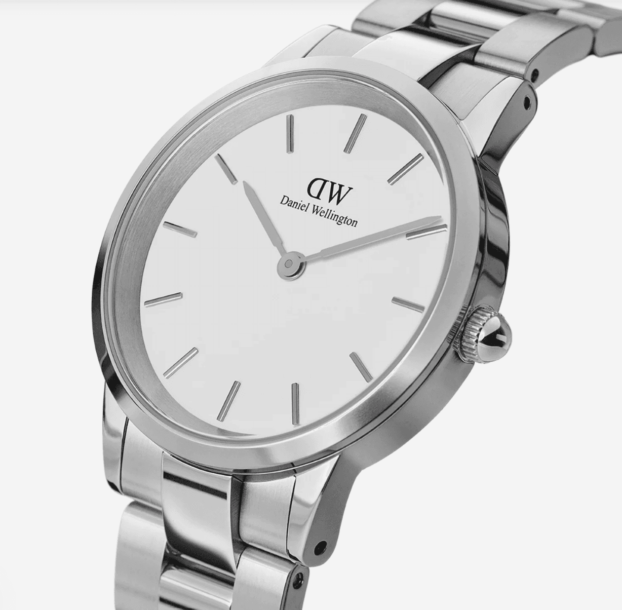 Montre Daniel Wellington Iconic Link 28mm Silver – Bracelet Maillons Acier Femme – Image 2