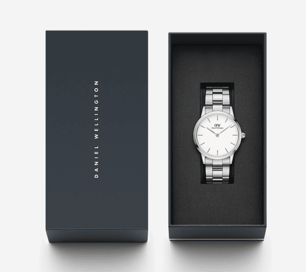 Montre Daniel Wellington Iconic Link 28mm Silver – Bracelet Maillons Acier Femme – Image 4