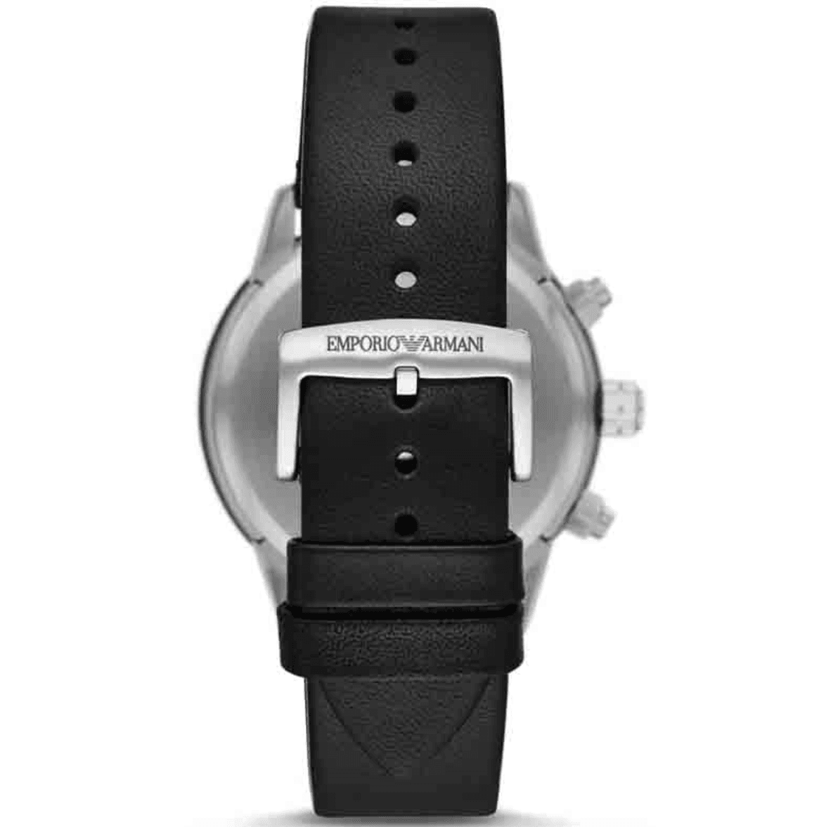 Montre Emporio Armani Mario AR11243 Homme — Chronographe Noir Cuir - الصورة 5