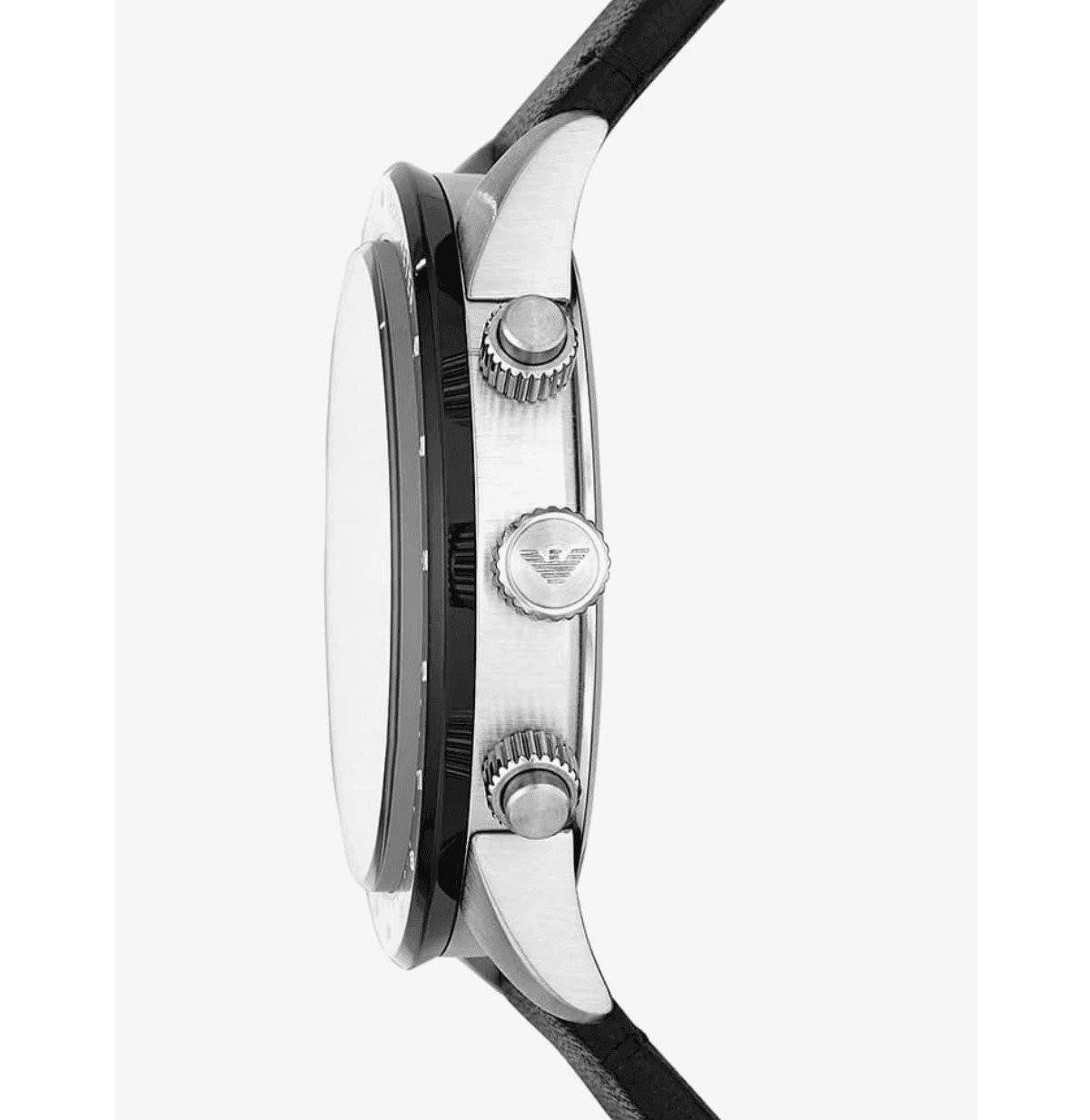 Montre Emporio Armani Mario AR11243 Homme — Chronographe Noir Cuir - الصورة 4