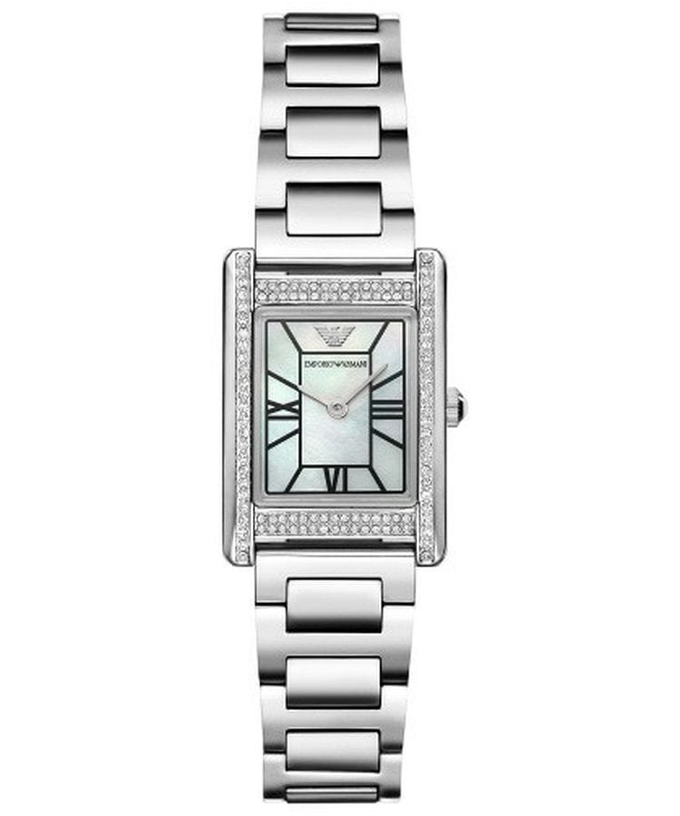 Montre Femme Emporio Armani Genni AR11625 Argentée Cristaux 22mm