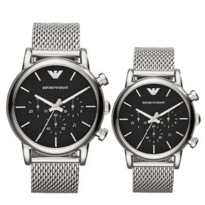 Montre Homme Emporio Armani Luigi AR1811 Chronographe Argenté 41mm - الصورة 4