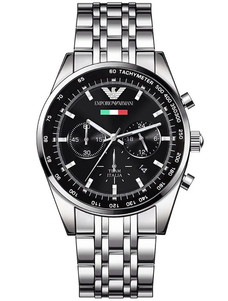 Montre Homme Emporio Armani AR5983 Chronographe "Team Italia" Édition Spéciale