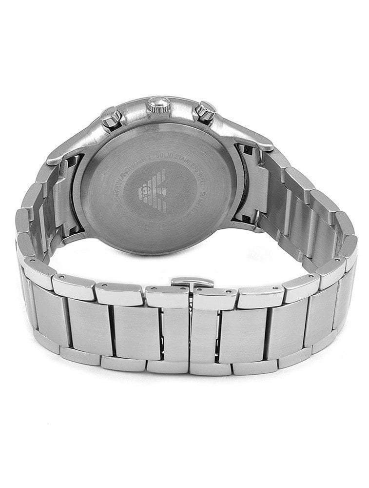 Montre Homme Emporio Armani Renato AR2448 Chronographe Argenté et Cadran Bleu - الصورة 3