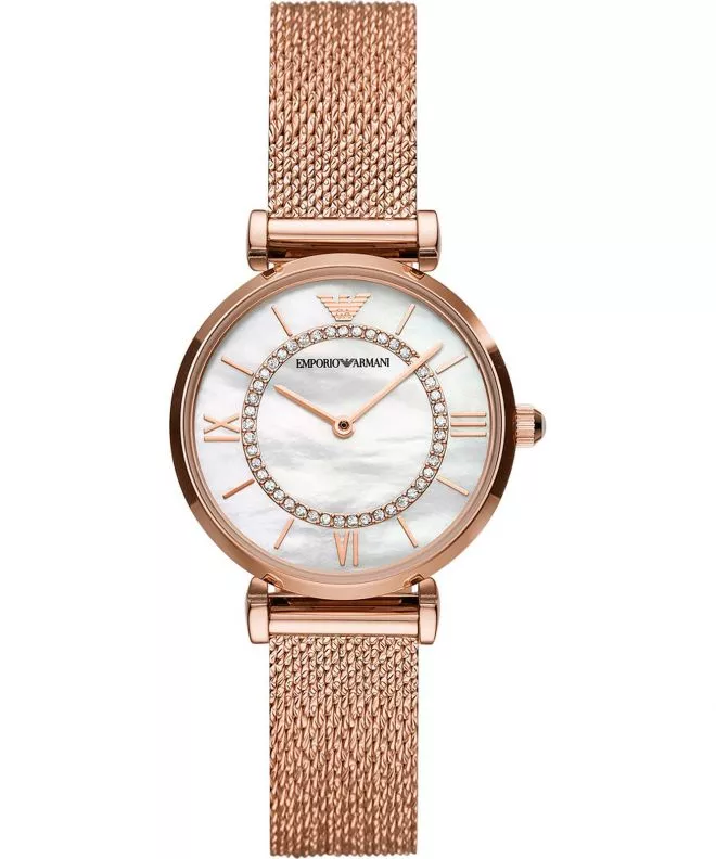Montre Femme Emporio Armani Gianni T-bar AR11320 Or Rose 32mm