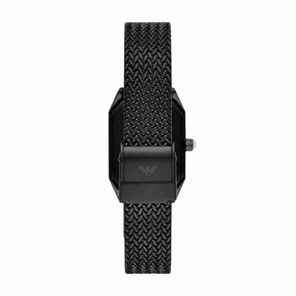 Montre Femme Emporio Armani Gioia AR11271 Noire Rectangulaire 24mm - الصورة 4