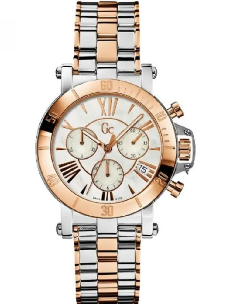 Montre Femme Gc Guess Collection Diver Chic X73002M1S Acier et Or Rose