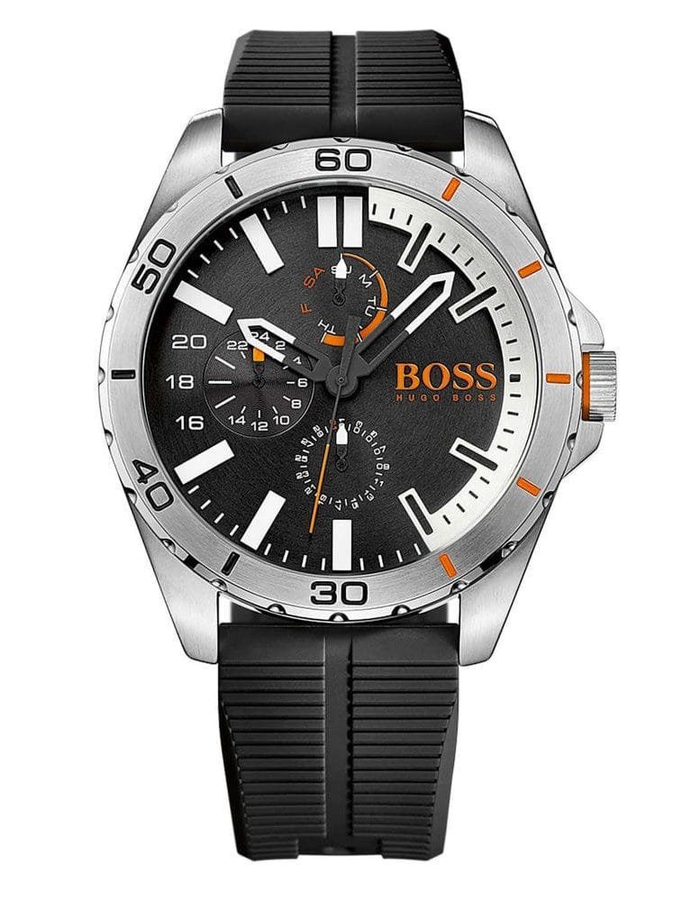 Montre Boss Orange Berlin 1513290 Homme Silicone Noir