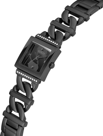 Montre Guess GW0603L3 pour Femme – Collection Trend Noire & Cristaux - الصورة 2