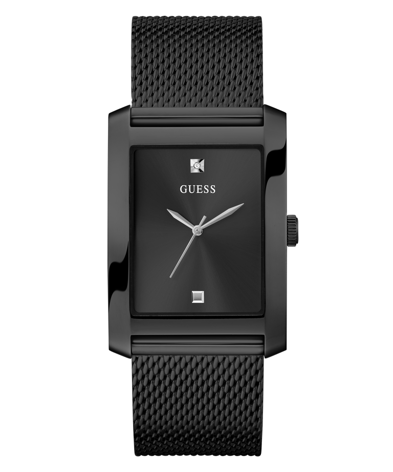 Montre Guess GW0898G3 Analogique Noir Acier Maillé Pour Homme