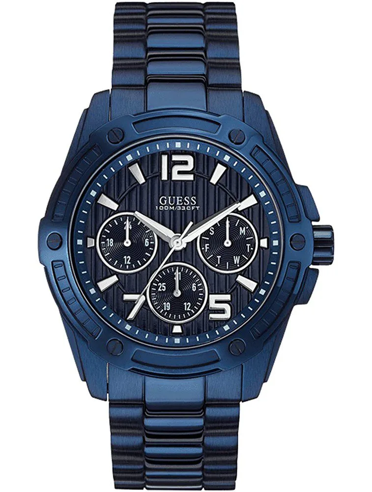 Montre Guess W0601G2 Flagship Multifonction Bleue pour Homme