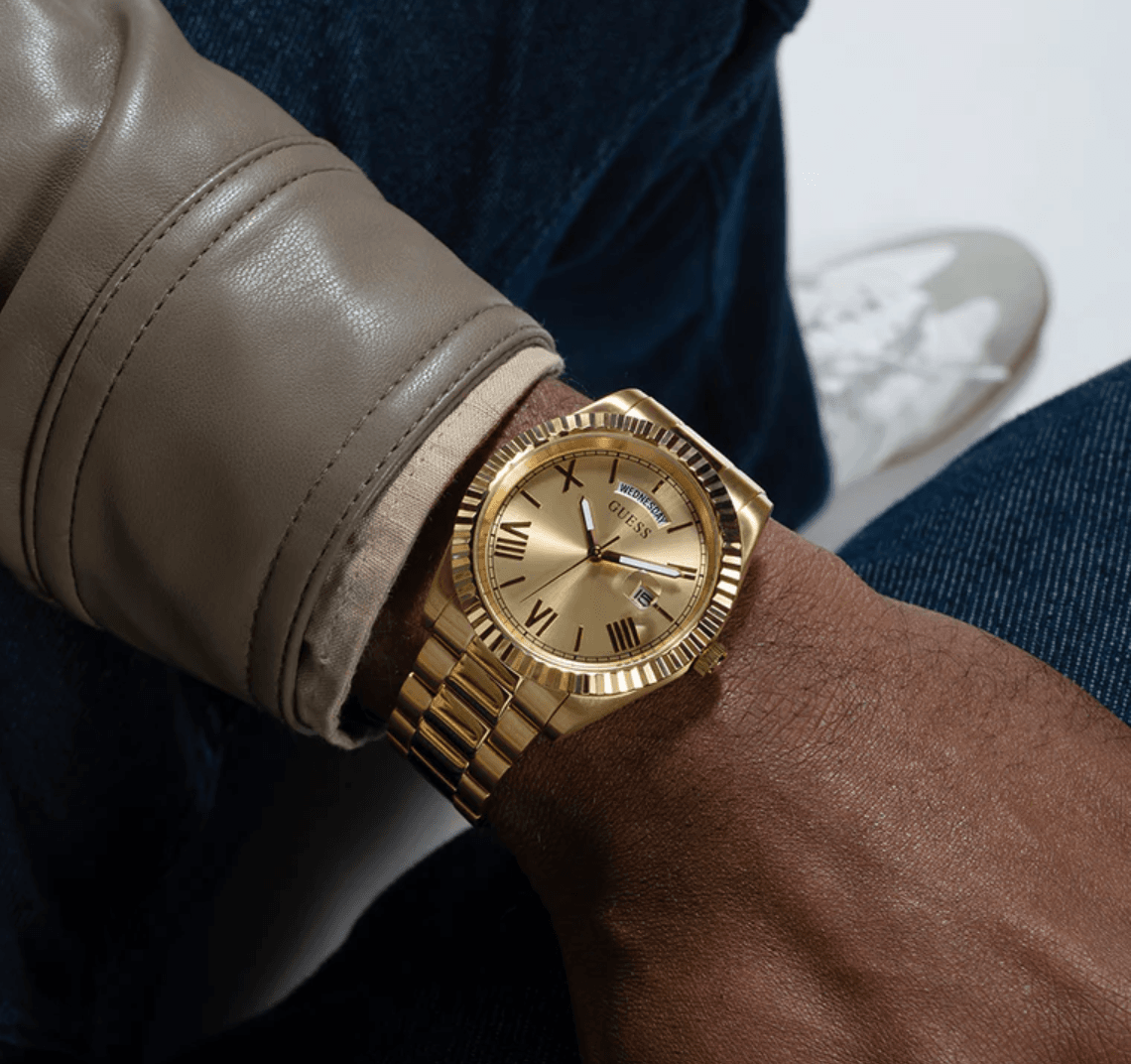 Montre Guess GW0265G2 Homme Dorée – Image 7