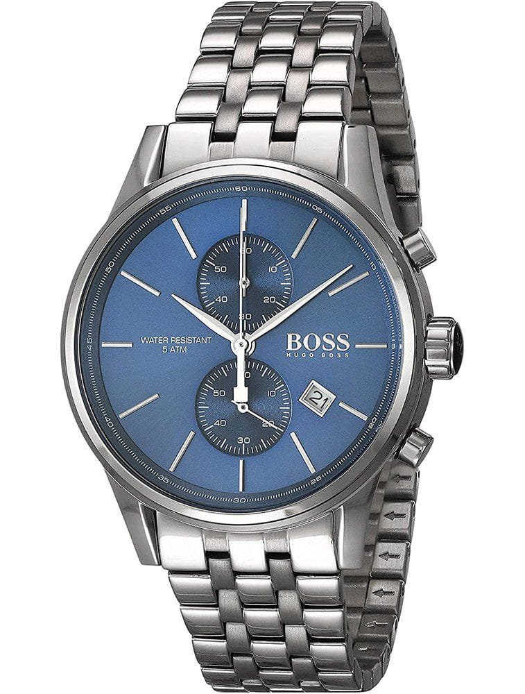 Montre Hugo Boss Jet 1513384 Chronographe Homme Cadran Bleu