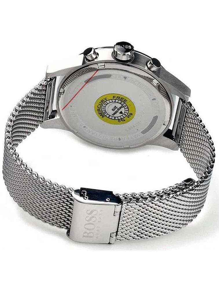 Montre Hugo Boss Jet 1513440 Chronographe Maille Milanaise Homme – Image 3