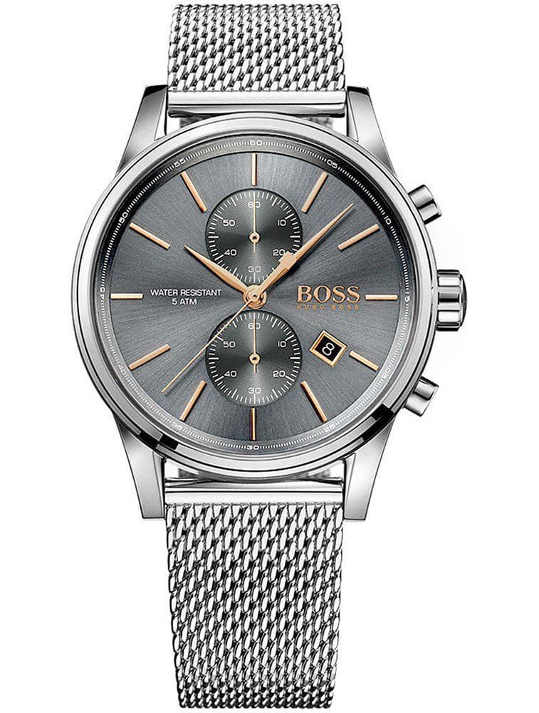 Montre Hugo Boss Jet 1513440 Chronographe Maille Milanaise Homme – Image 4