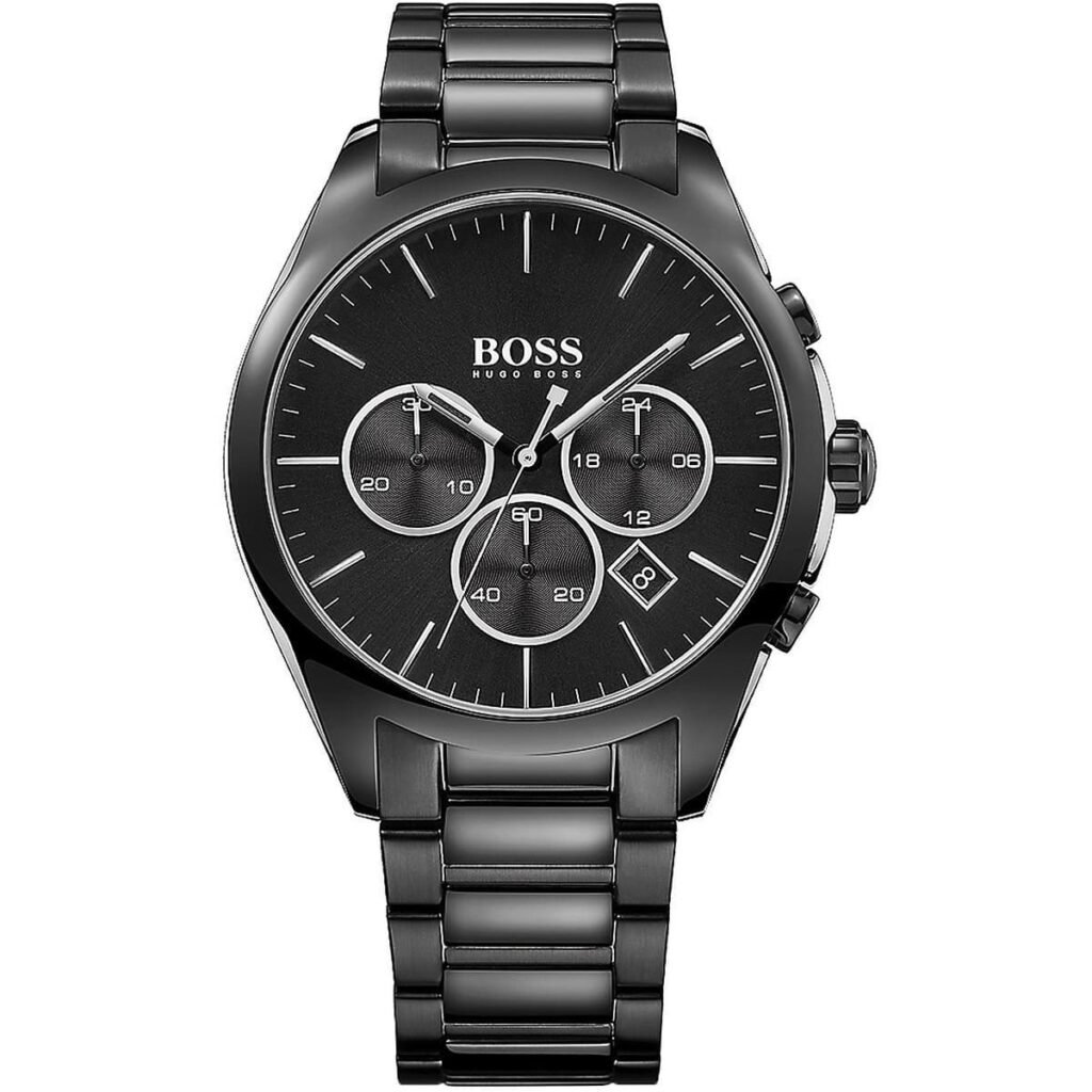 Montre Hugo Boss Onyx 1513365 Chronographe Homme Noir