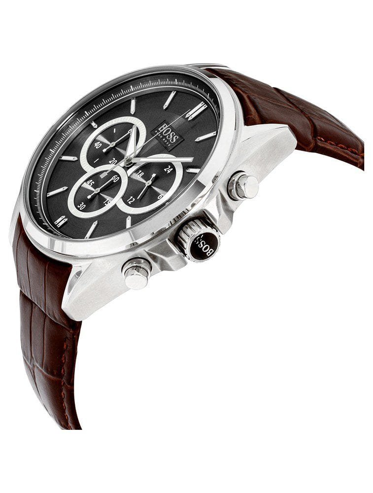 Montre Hugo Boss Driver 1513035 Chronographe Homme Cuir Marron - الصورة 2