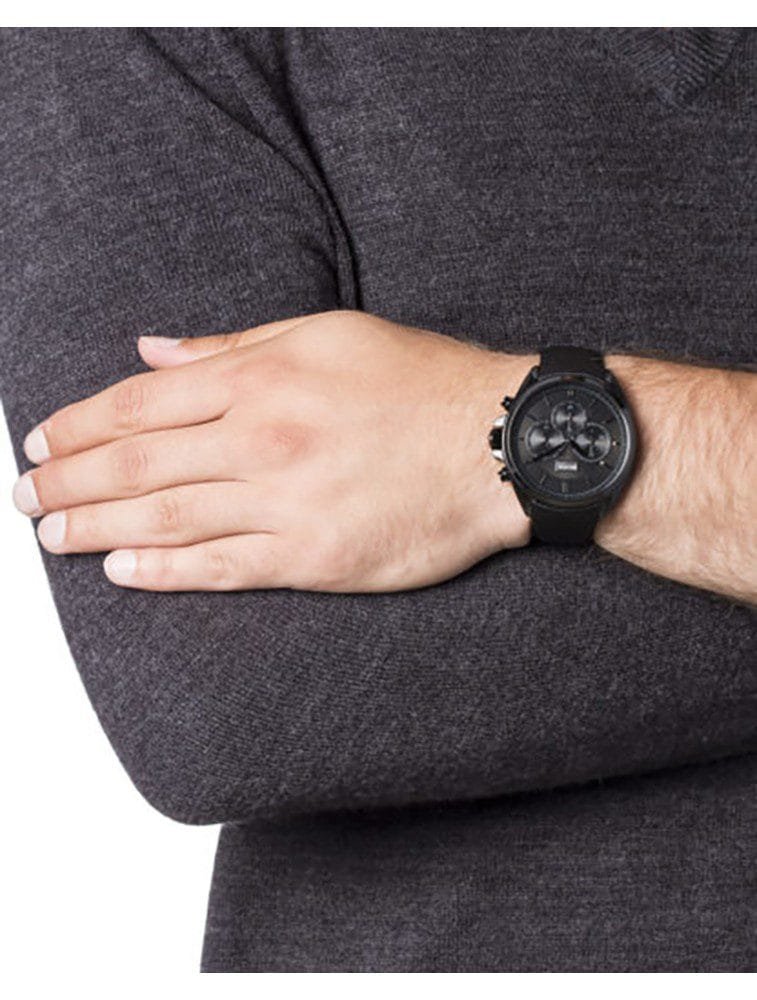 Montre Hugo Boss Driver 1513061 Chronographe Homme Cuir Noir – Image 5