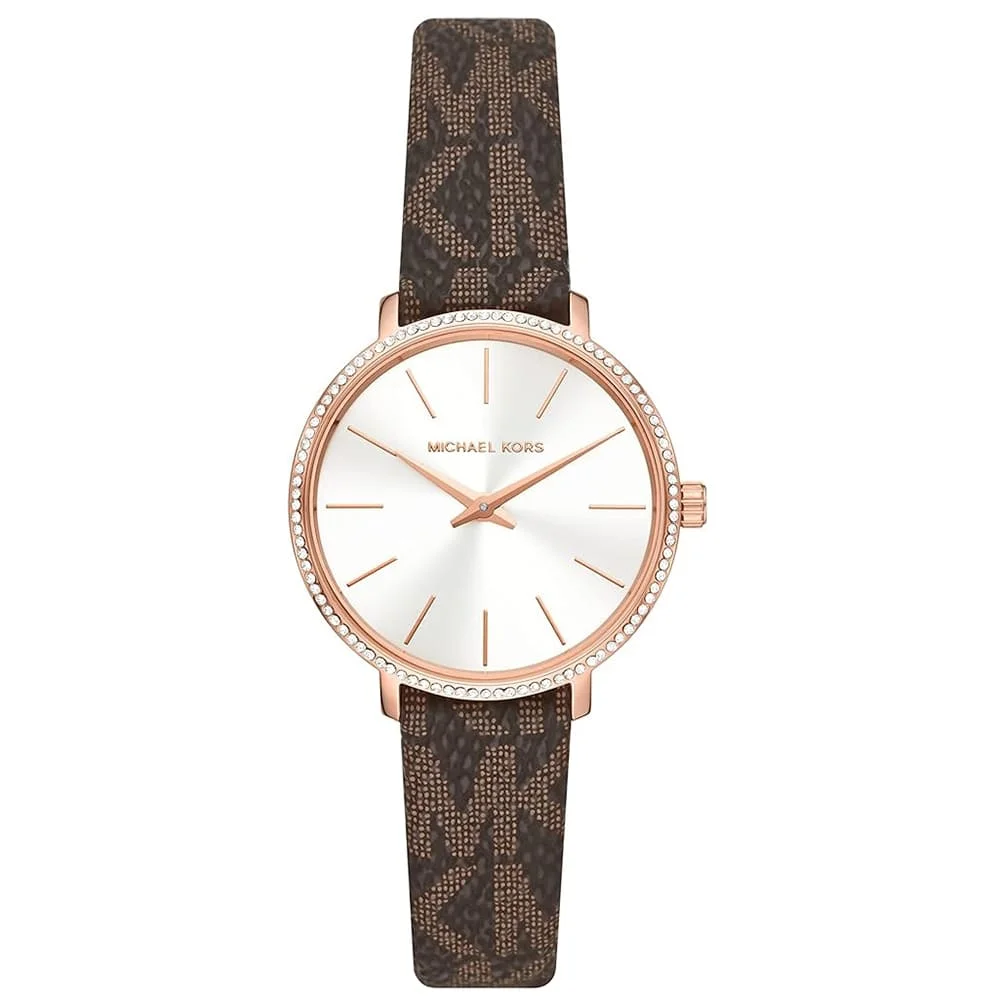 Montre Michael Kors MK1036 Maroc - Pyper Or Rose Femme Bracelet Cuir