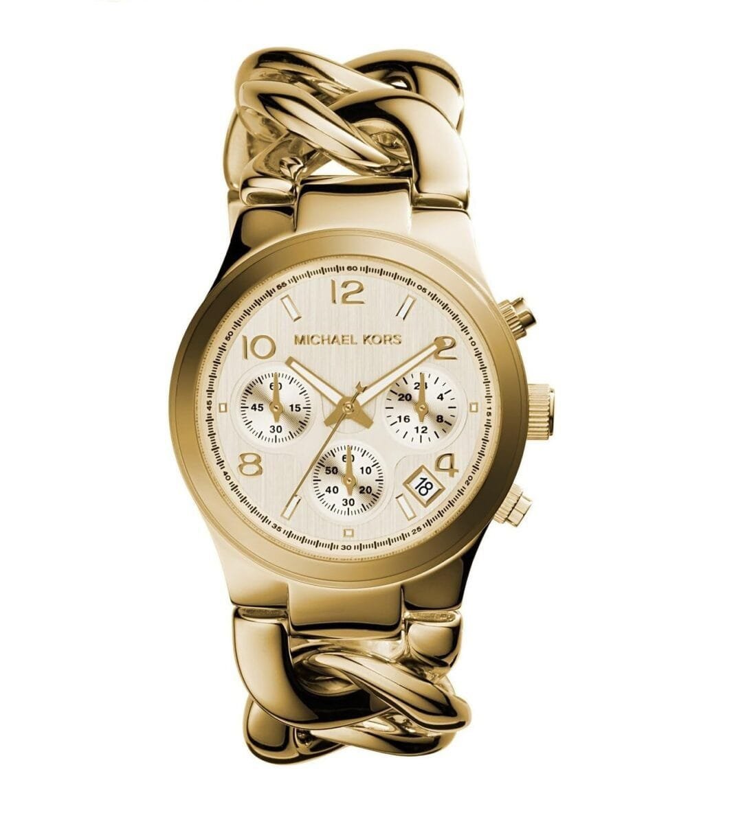 Montre Michael Kors Runway Twist MK3131 Femme Dorée