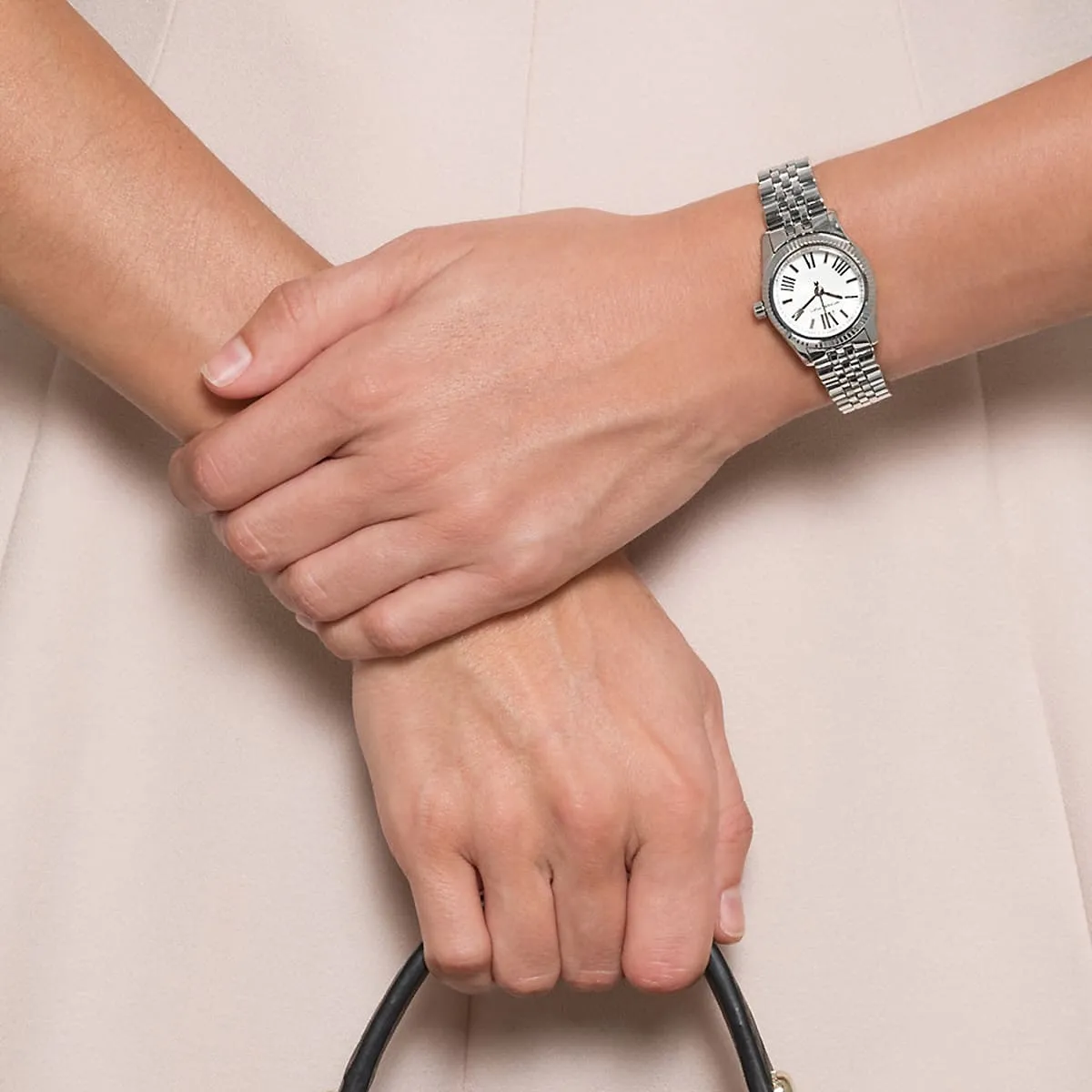 Montre Femme Michael Kors Lexington Mini MK3228 Acier Argenté 26mm – Image 4