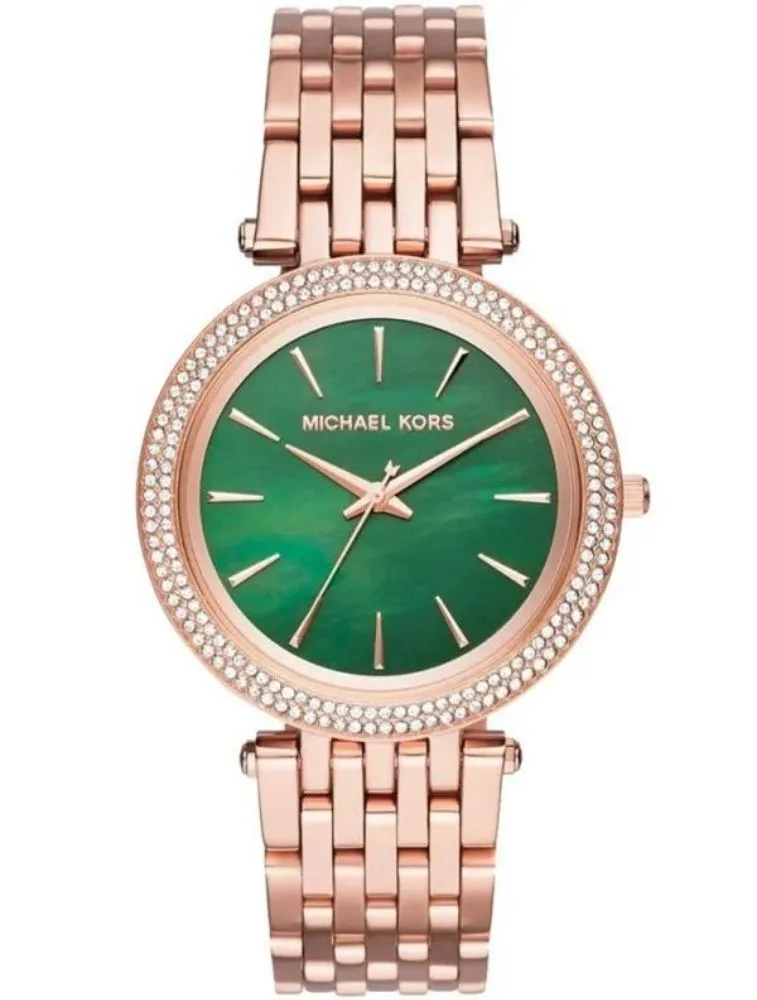 Montre Femme Michael Kors Darci MK3552 Or Rose et Cadran Vert