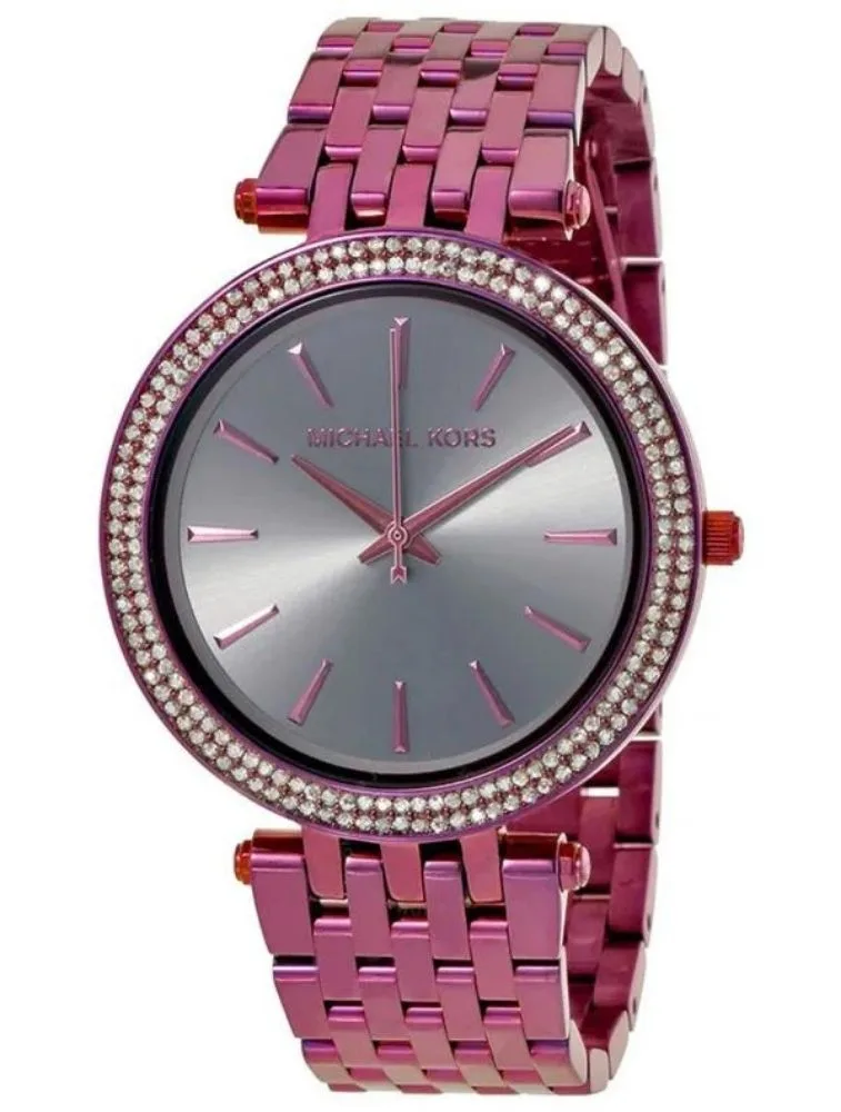 Montre Femme Michael Kors Darci MK3554 Violette et Cadran Gris