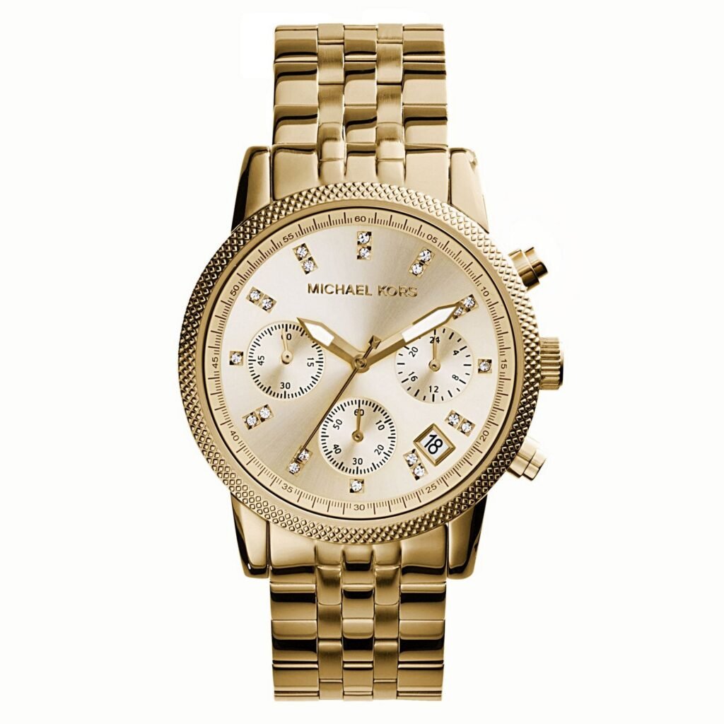 Montre Femme Michael Kors Ritz MK5676 Chronographe Dorée 36mm