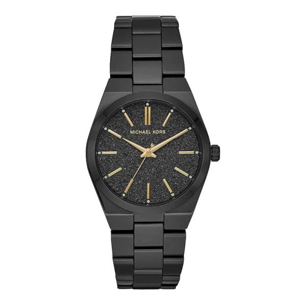 Montre Femme Michael Kors MK6625 Channing Acier Noir Cadran Pailleté