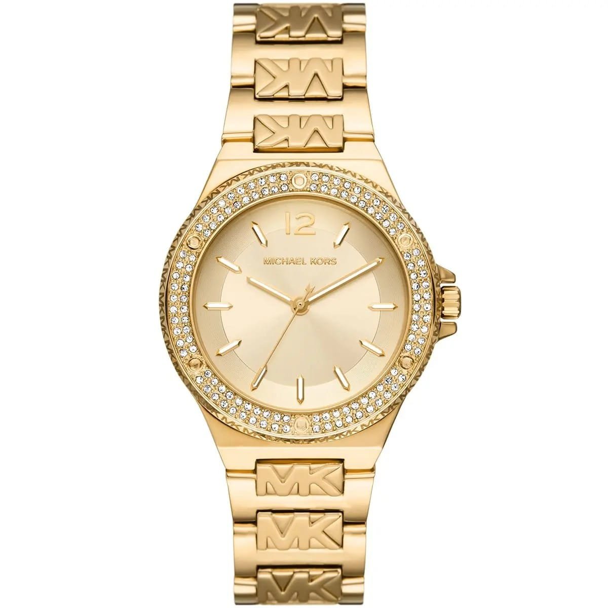 Montre Femme Michael Kors Lennox MK7339 Dorée Cristaux et Logo 37mm