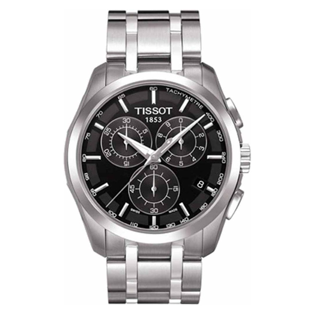 Montre Tissot Couturier Chronograph T035.617.11.051.00 Homme – Cadran Noir, Quartz Suisse